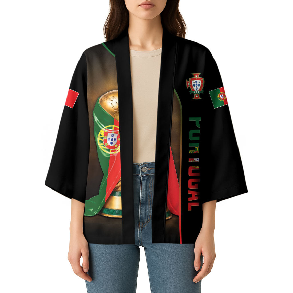 Personalized Portugal Football 2026 Kimono Trophy Flag Pride Art