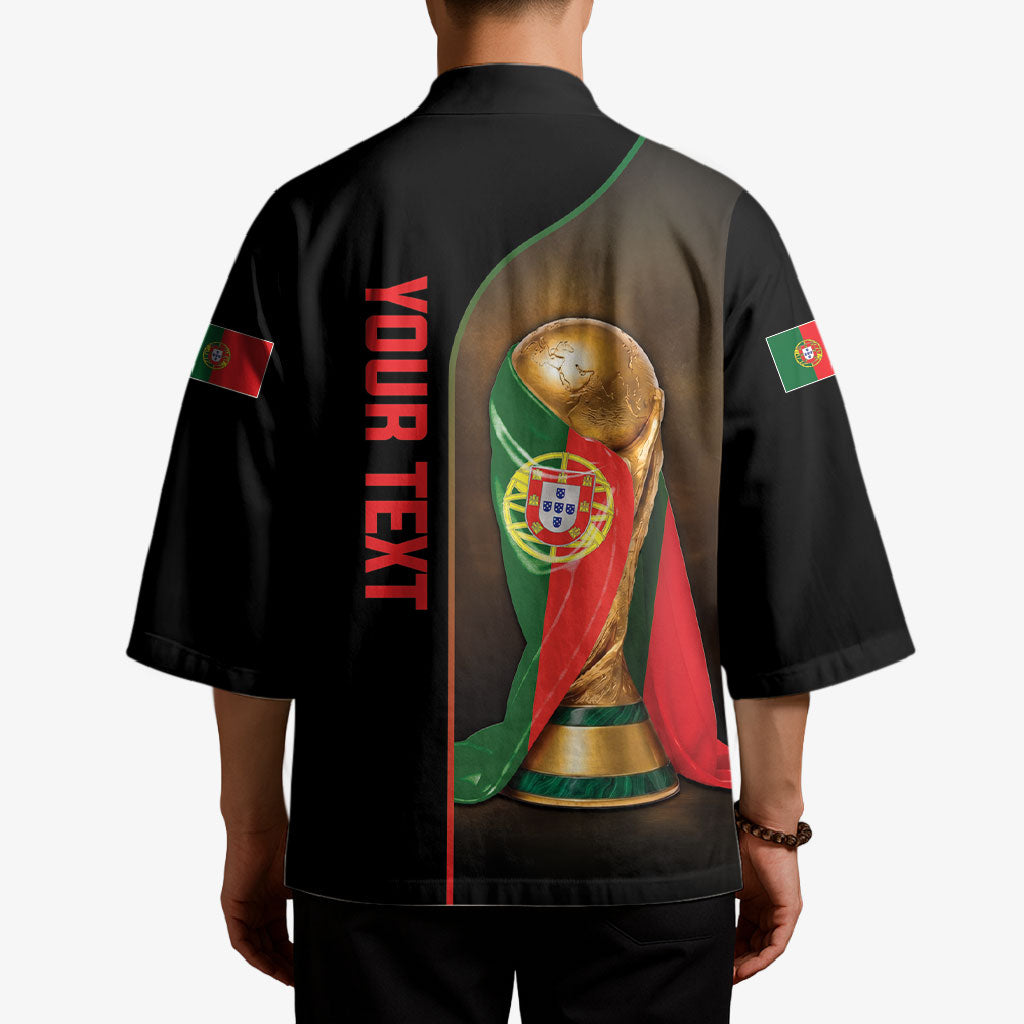 Personalized Portugal Football 2026 Kimono Trophy Flag Pride Art