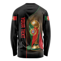 Personalized Portugal Football 2026 Long Sleeve Shirt Trophy Flag Pride Art