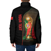 Personalized Portugal Football 2026 Padded Jacket Trophy Flag Pride Art