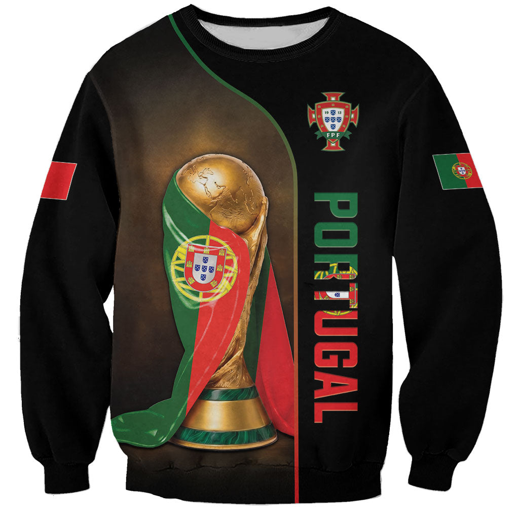 Personalized Portugal Football 2026 Sweatshirt Trophy Flag Pride Art