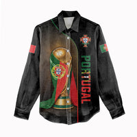 Personalized Portugal Football 2026 Women Casual Shirt Trophy Flag Pride Art