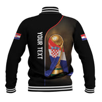 Personalized Croatia Football 2026 Baseball Jacket Trophy Flag Pride Art