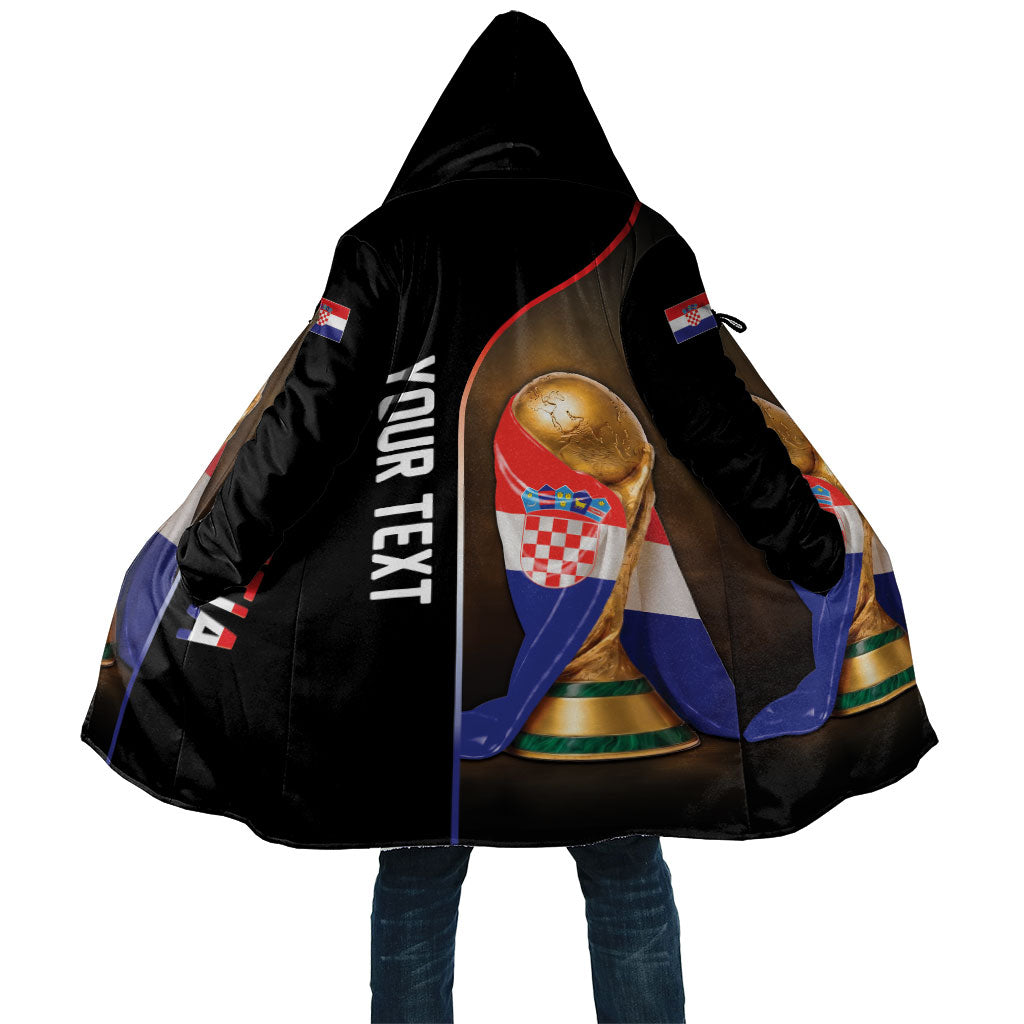 Personalized Croatia Football 2026 Cloak Trophy Flag Pride Art