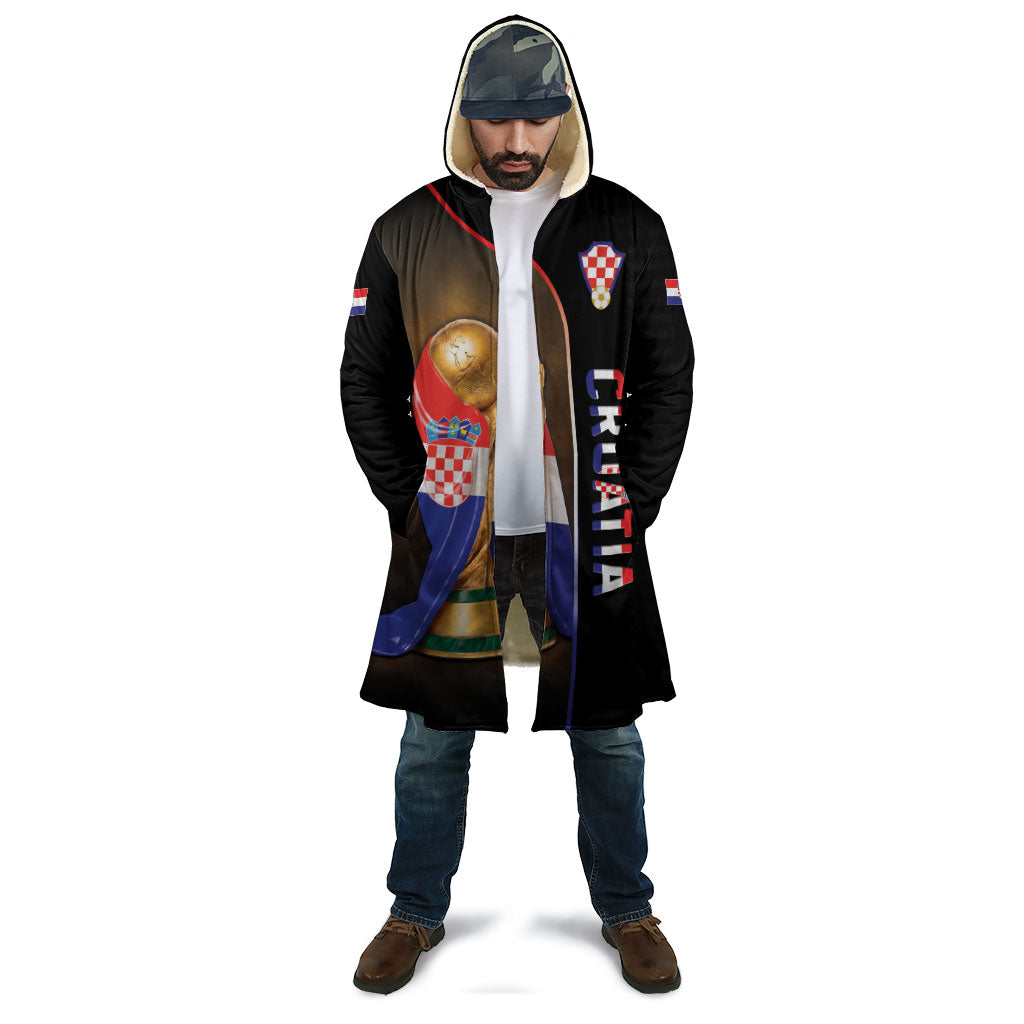 Personalized Croatia Football 2026 Cloak Trophy Flag Pride Art