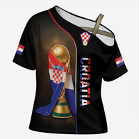 Personalized Croatia Football 2026 Cross Shoulder Shirt Trophy Flag Pride Art