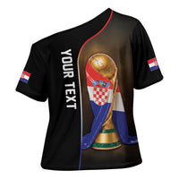 Personalized Croatia Football 2026 Cross Shoulder Shirt Trophy Flag Pride Art