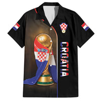 Personalized Croatia Football 2026 Hawaiian Shirt Trophy Flag Pride Art