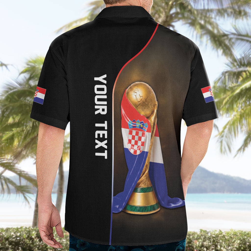 Personalized Croatia Football 2026 Hawaiian Shirt Trophy Flag Pride Art