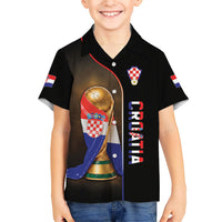 Personalized Croatia Football 2026 Hawaiian Shirt Trophy Flag Pride Art