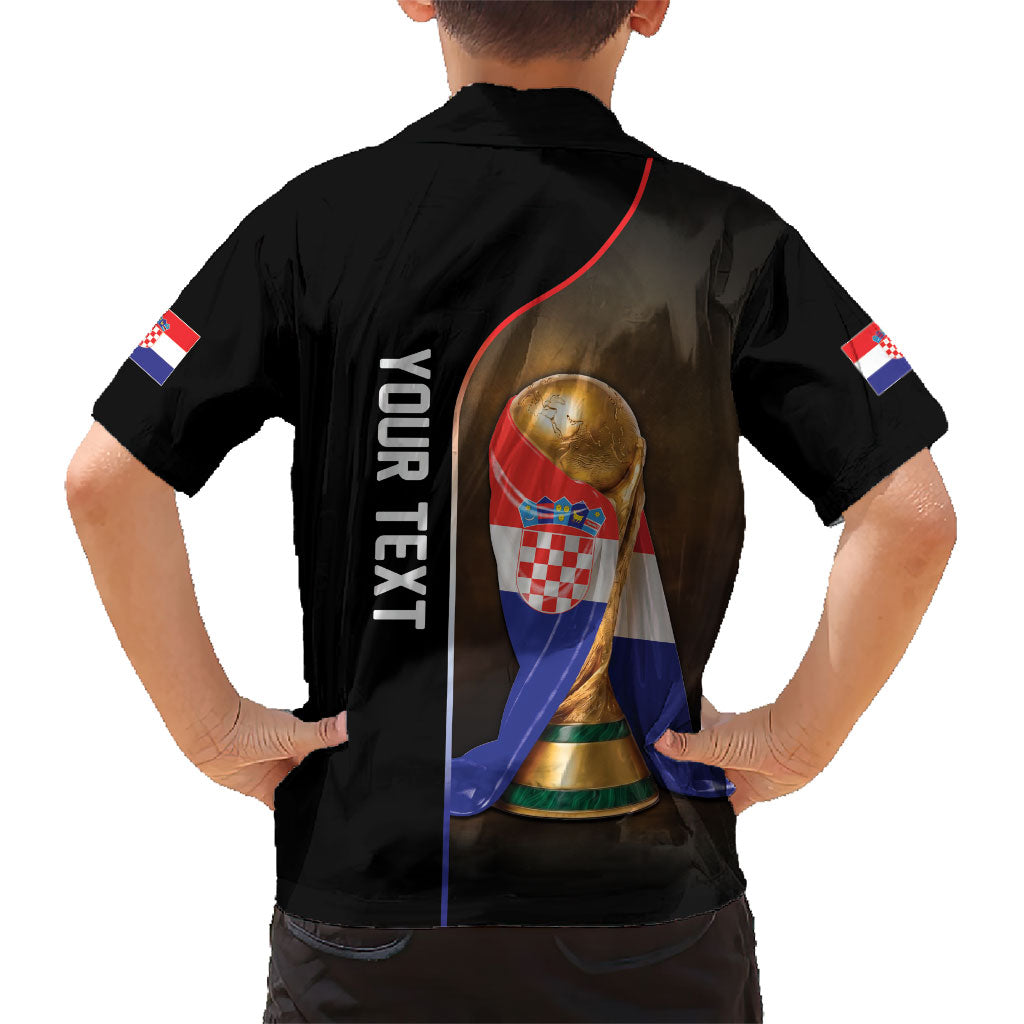 Personalized Croatia Football 2026 Hawaiian Shirt Trophy Flag Pride Art