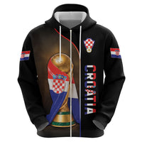 Personalized Croatia Football 2026 Hoodie Trophy Flag Pride Art