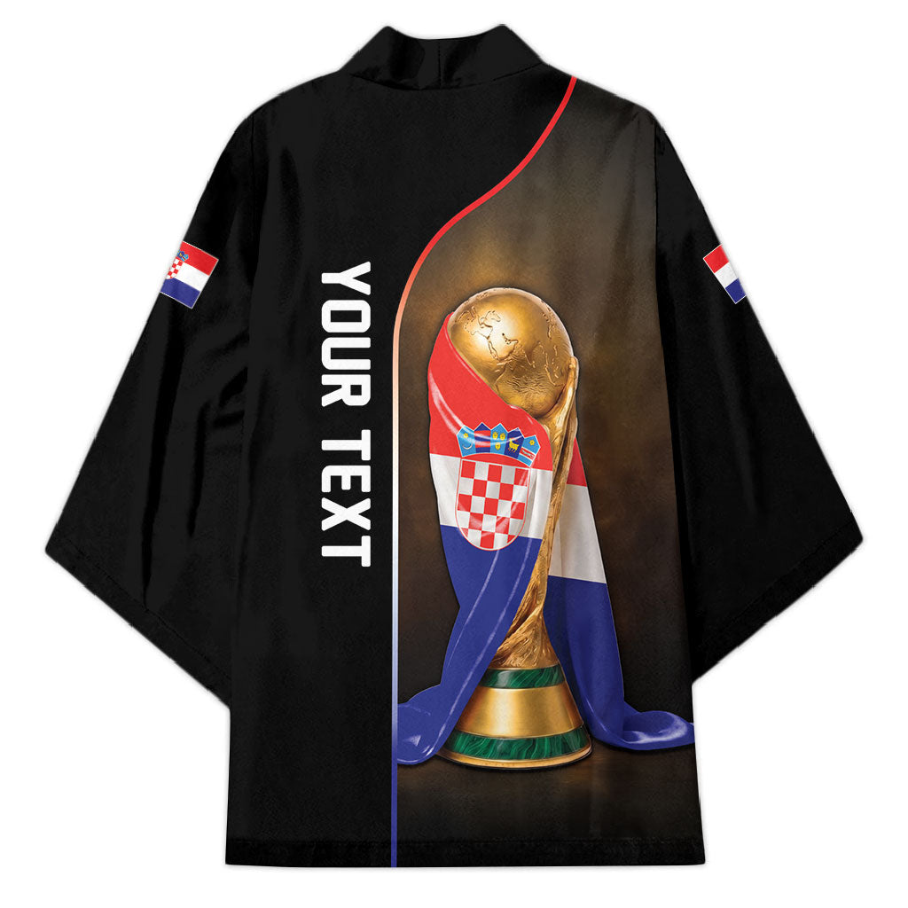 Personalized Croatia Football 2026 Kimono Trophy Flag Pride Art