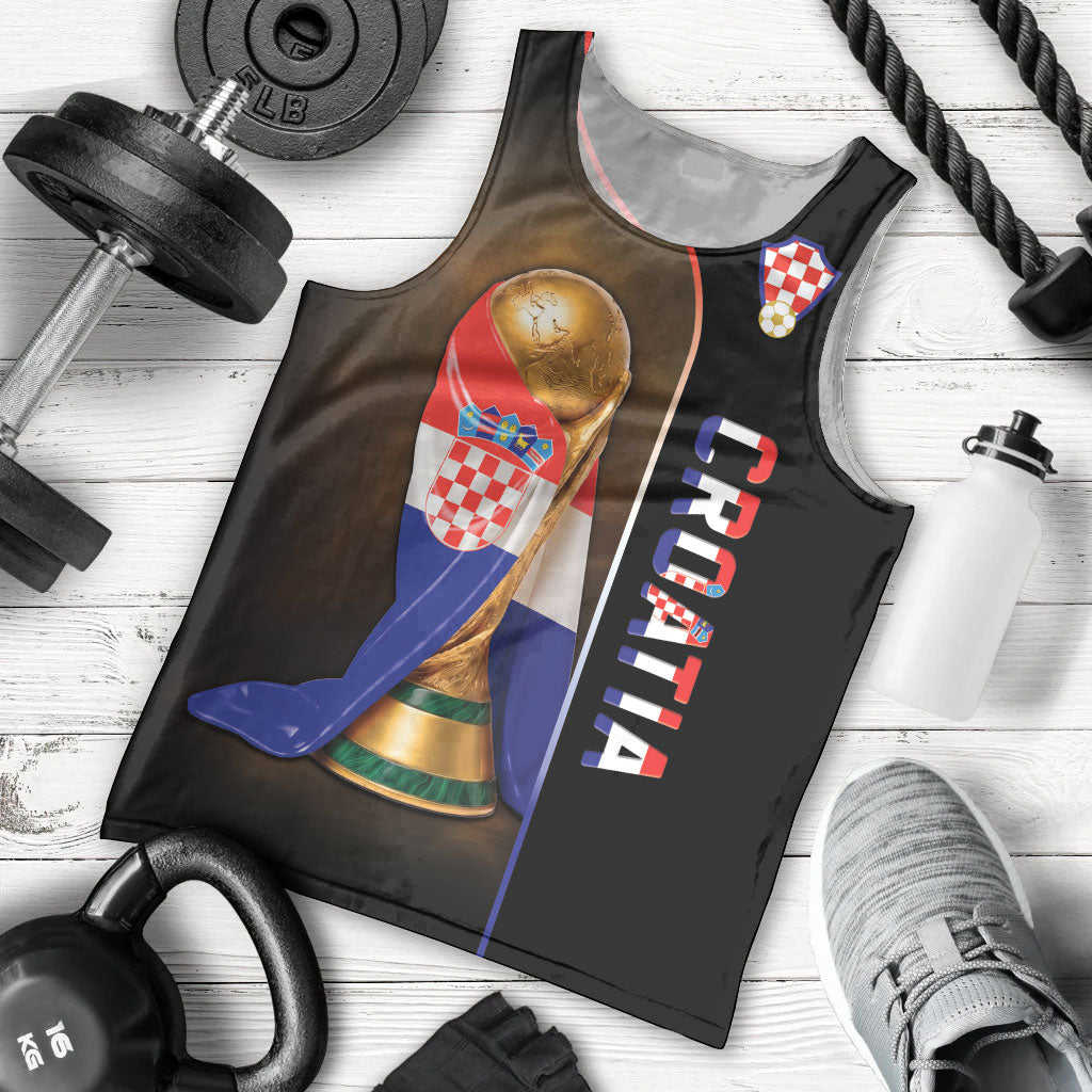 Personalized Croatia Football 2026 Men Tank Top Trophy Flag Pride Art