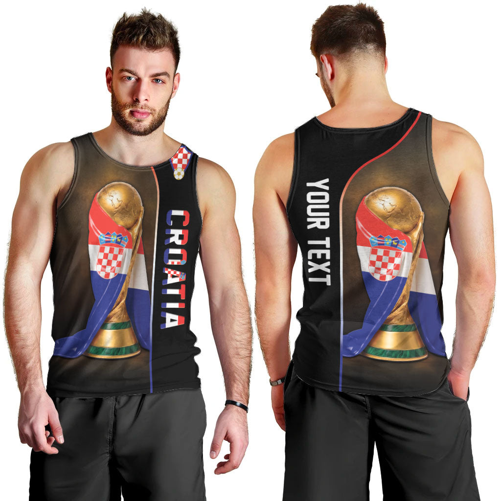 Personalized Croatia Football 2026 Men Tank Top Trophy Flag Pride Art