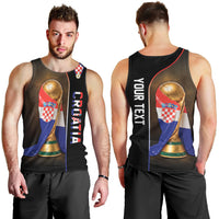 Personalized Croatia Football 2026 Men Tank Top Trophy Flag Pride Art