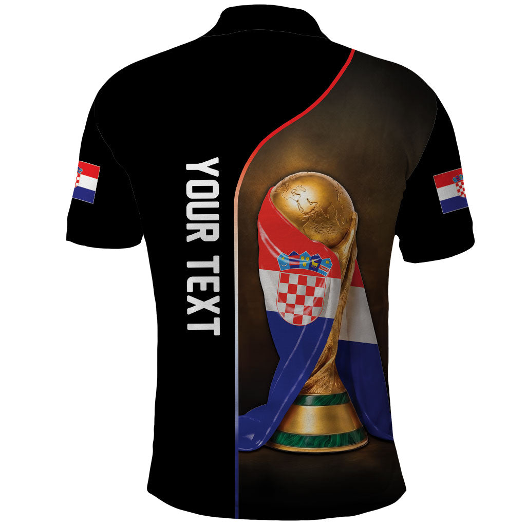 Personalized Croatia Football 2026 Polo Shirt Trophy Flag Pride Art