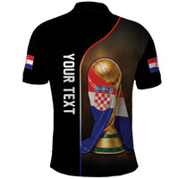 Personalized Croatia Football 2026 Polo Shirt Trophy Flag Pride Art