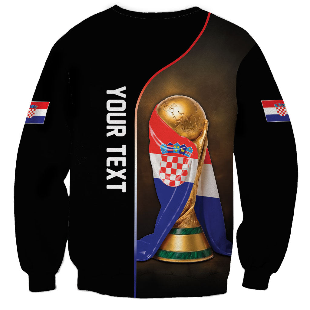 Personalized Croatia Football 2026 Sweatshirt Trophy Flag Pride Art