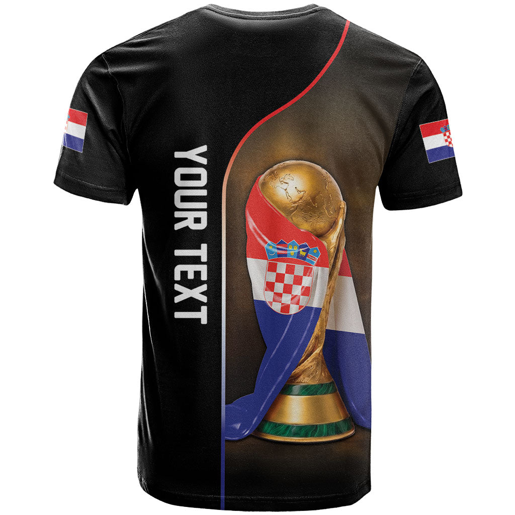 Personalized Croatia Football 2026 T Shirt Trophy Flag Pride Art