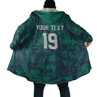Custom Italy Football Cloak Gli Azzurri Renaissance Art Green Version