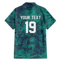 Custom Italy Football Hawaiian Shirt Gli Azzurri Renaissance Art Green Version