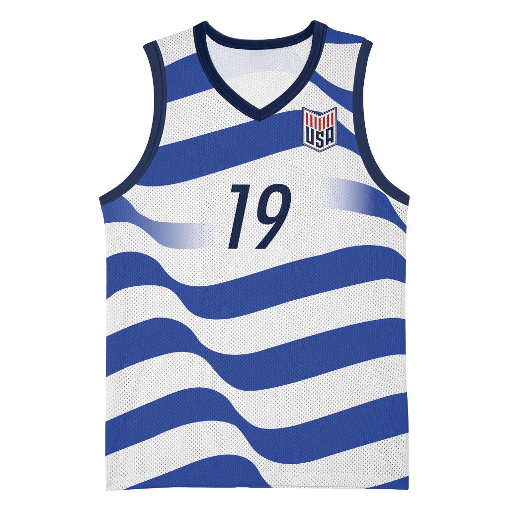Custom World Football 2026 USA Basketball Jersey Stars Stripes Football Supporter