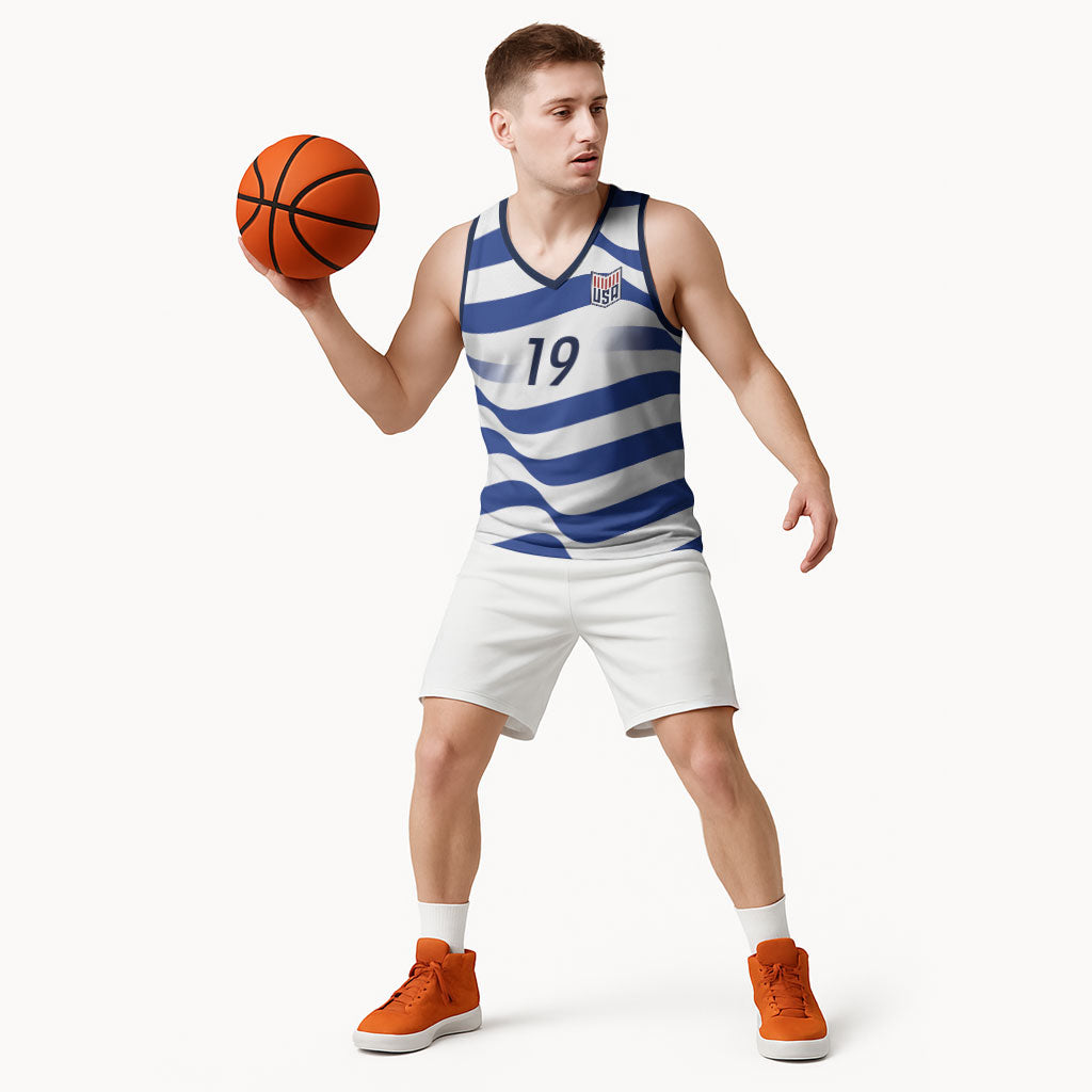 Custom World Football 2026 USA Basketball Jersey Stars Stripes Football Supporter