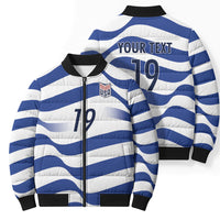 Custom World Football 2026 USA Bomber Puffer Jacket Stars Stripes Football Supporter