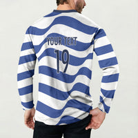 Custom World Football 2026 USA Button Sweatshirt Stars Stripes Football Supporter