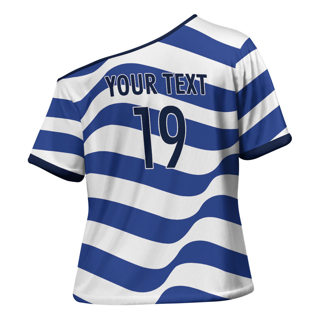 Custom World Football 2026 USA Cross Shoulder Shirt Stars Stripes Football Supporter