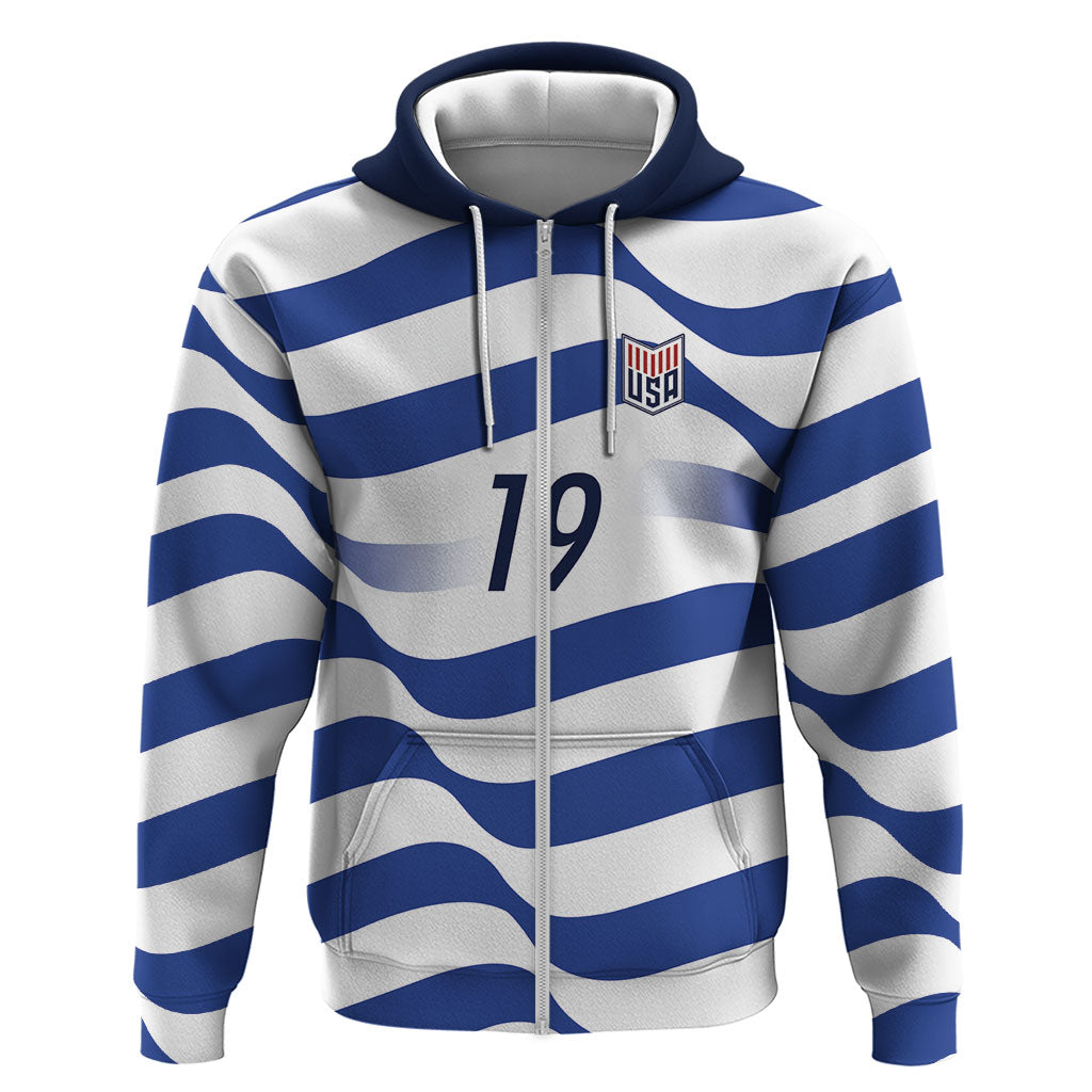Custom World Football 2026 USA Hoodie Stars Stripes Football Supporter