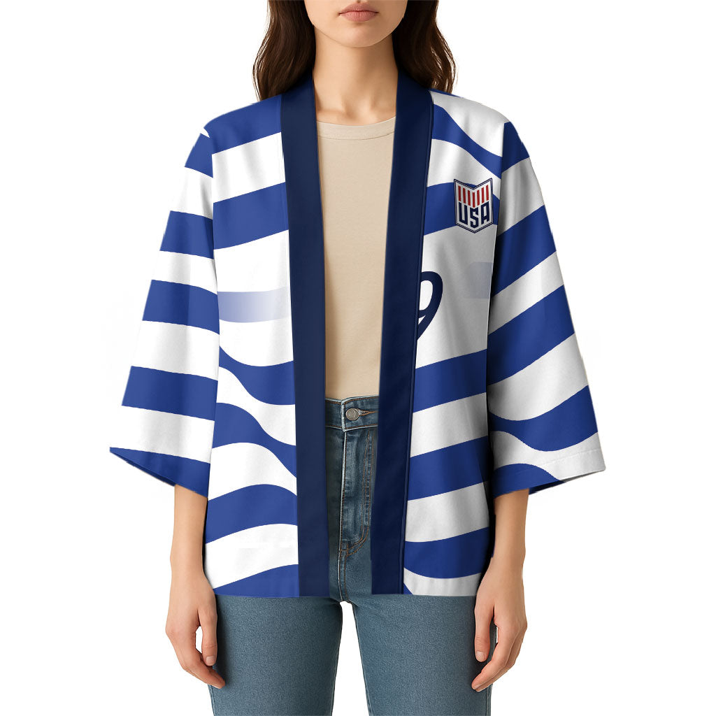 Custom World Football 2026 USA Kimono Stars Stripes Football Supporter
