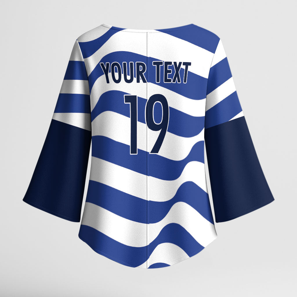 Custom World Football 2026 USA Kimono Sleeve Blouse Stars Stripes Football Supporter