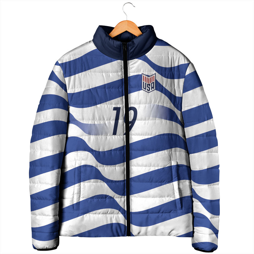 Custom World Football 2026 USA Padded Jacket Stars Stripes Football Supporter