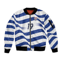 Custom World Football 2026 USA Sleeve Zip Bomber Jacket Stars Stripes Football Supporter