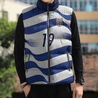Custom World Football 2026 USA Sleeveless Puffer Jacket Stars Stripes Football Supporter