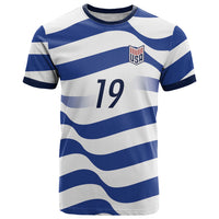 Custom World Football 2026 USA T Shirt Stars Stripes Football Supporter