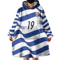 Custom World Football 2026 USA Wearable Blanket Hoodie Stars Stripes Football Supporter