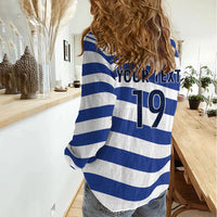 Custom World Football 2026 USA Women Casual Shirt Stars Stripes Football Supporter
