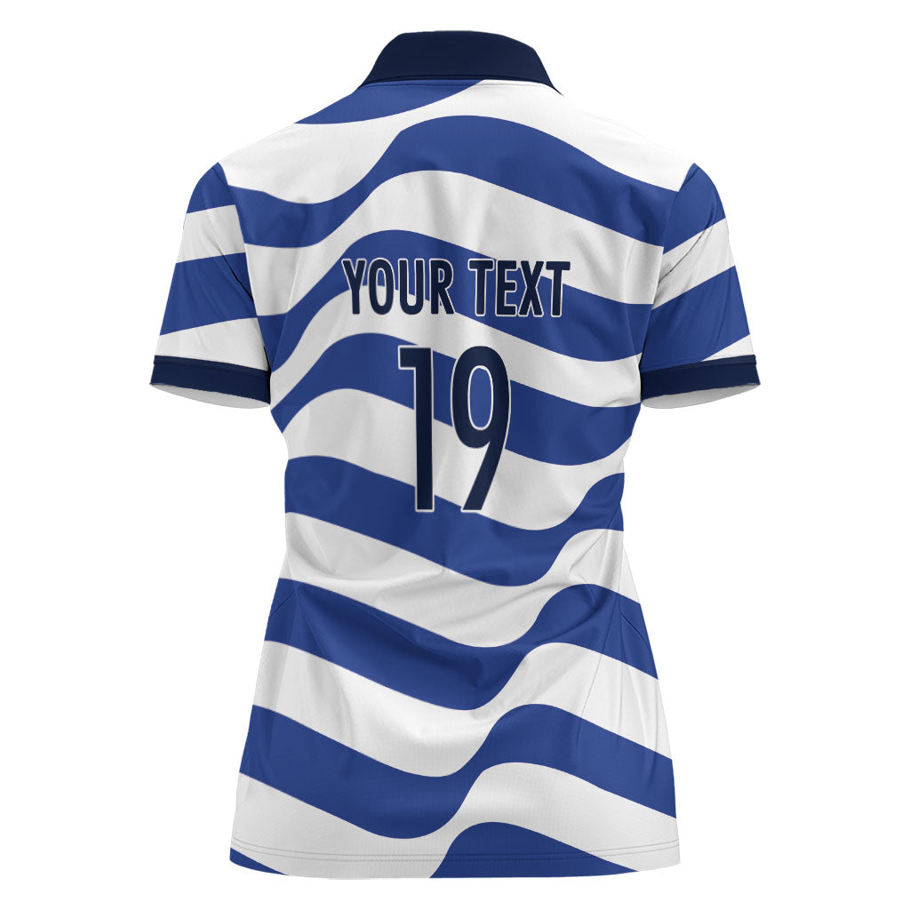 Custom World Football 2026 USA Women Polo Shirt Stars Stripes Football Supporter