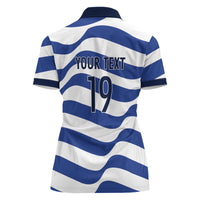 Custom World Football 2026 USA Women Polo Shirt Stars Stripes Football Supporter