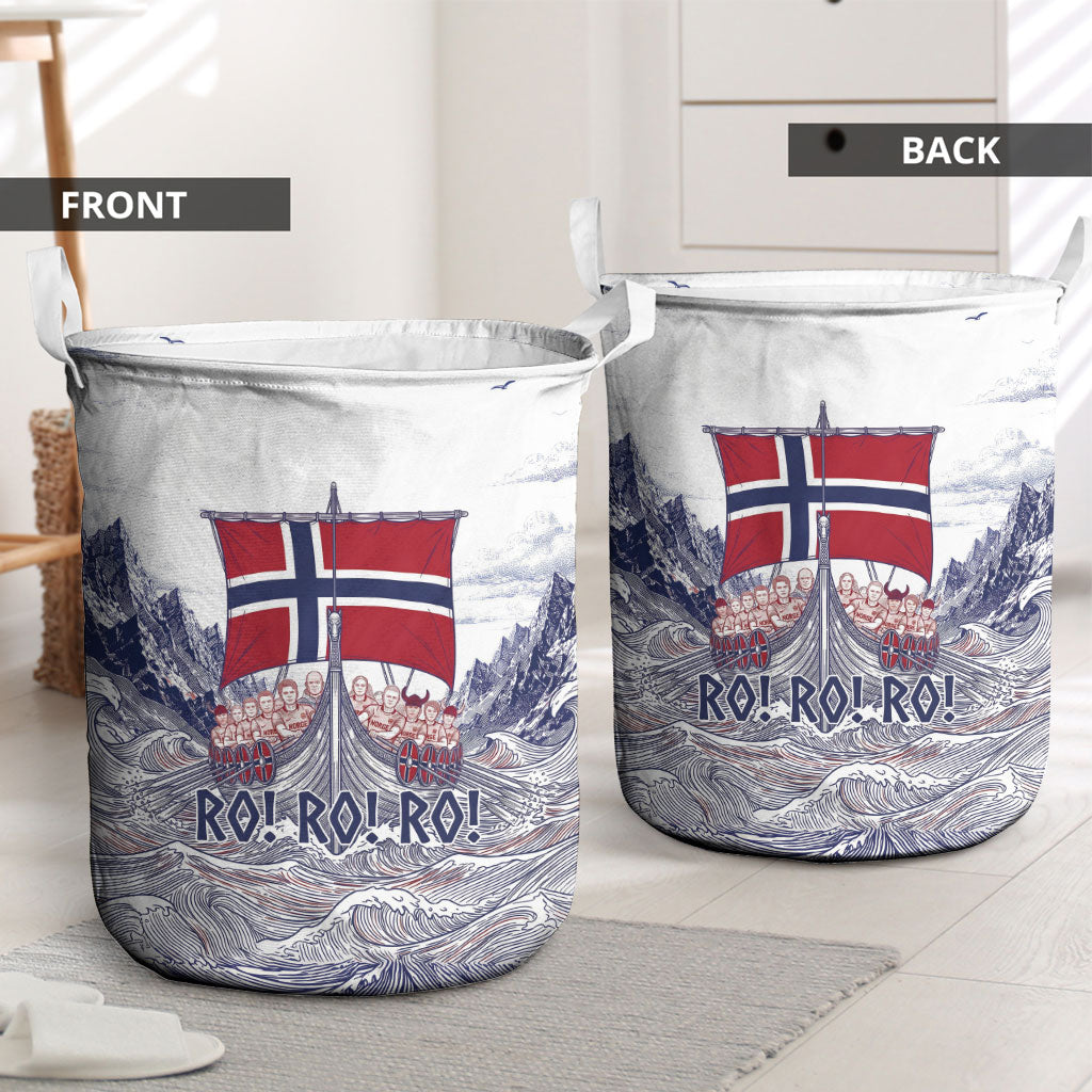 Norway Football Laundry Basket Ro Ro Ro Viking Glory