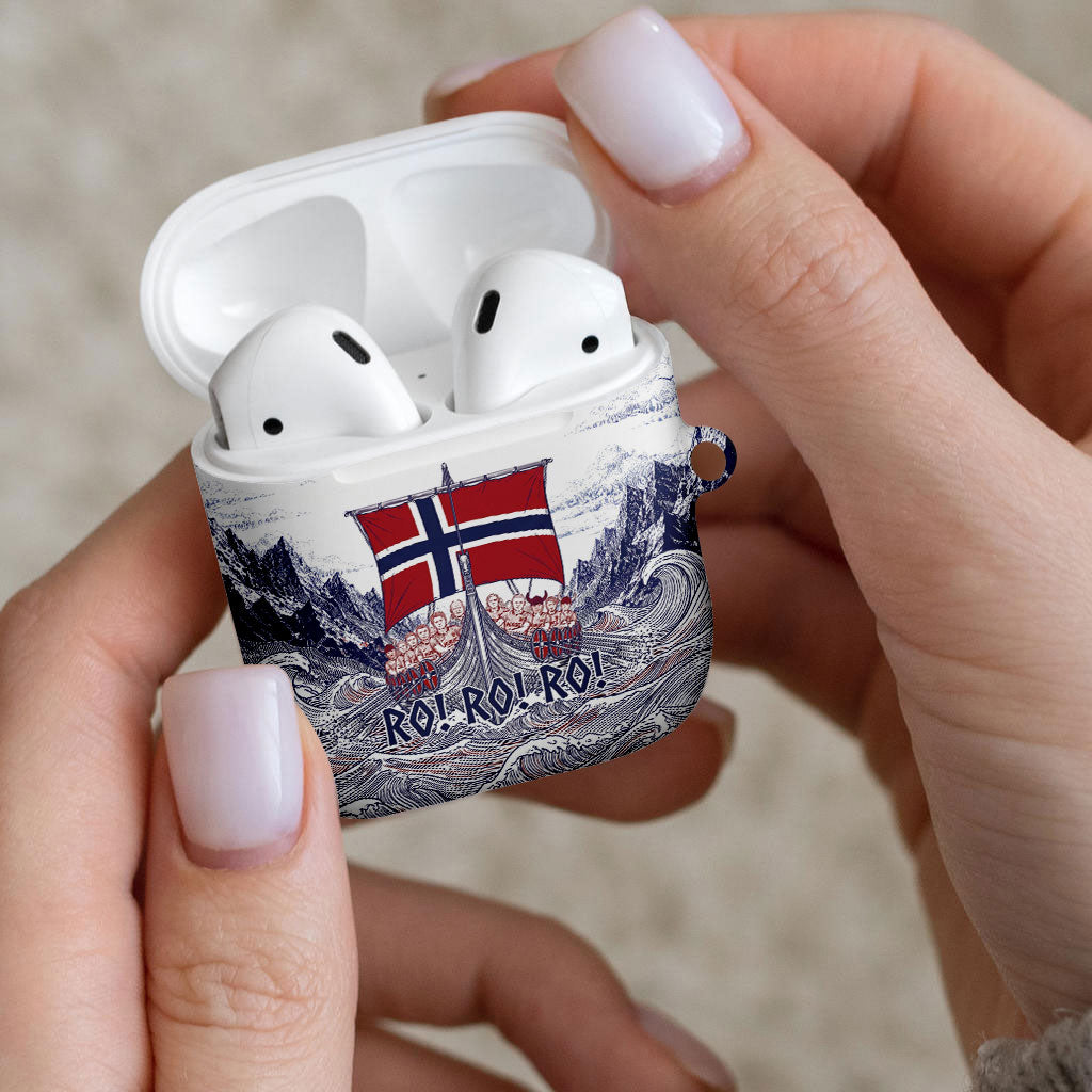 Norway Football AirPods Case Ro Ro Ro Viking Glory