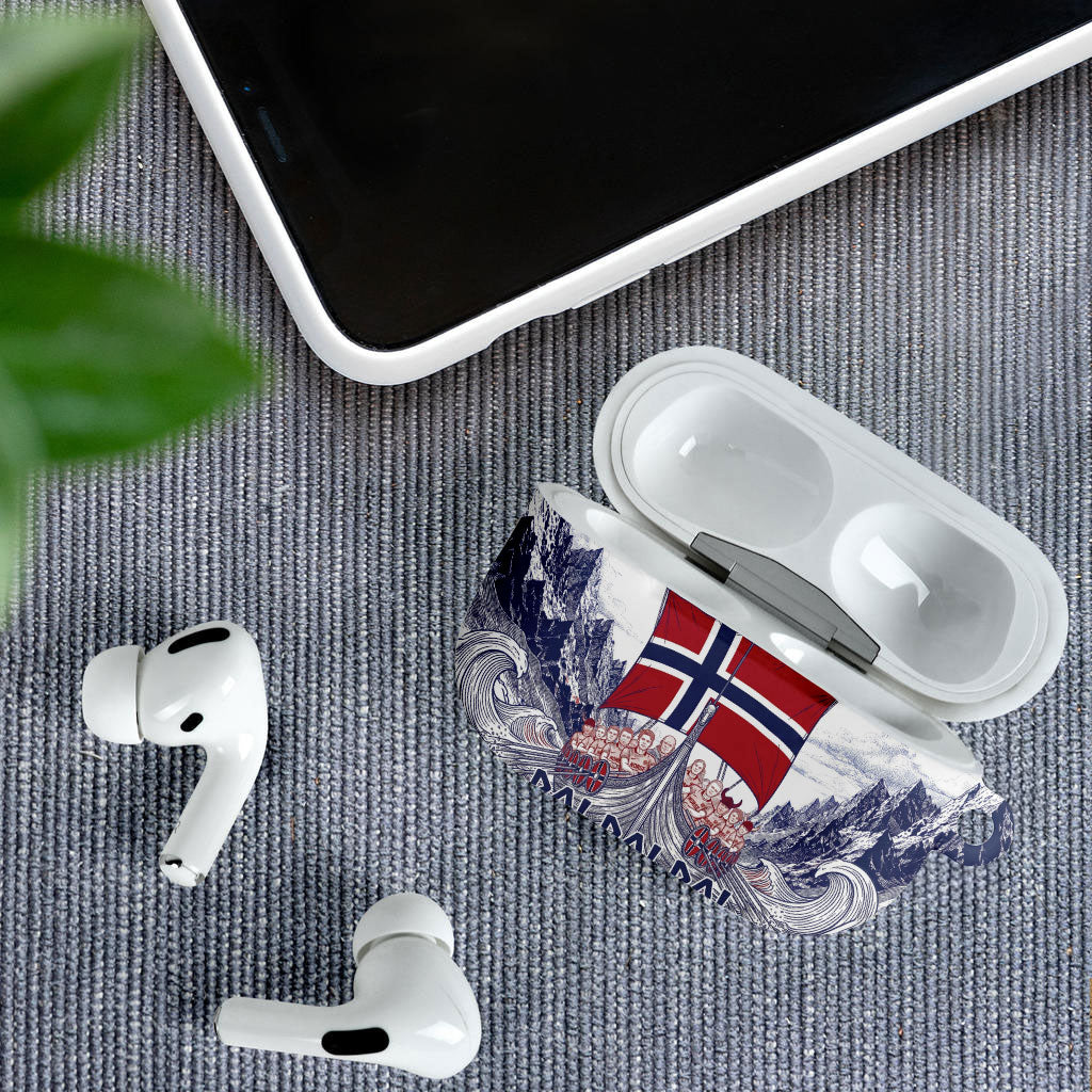 Norway Football AirPods Case Ro Ro Ro Viking Glory