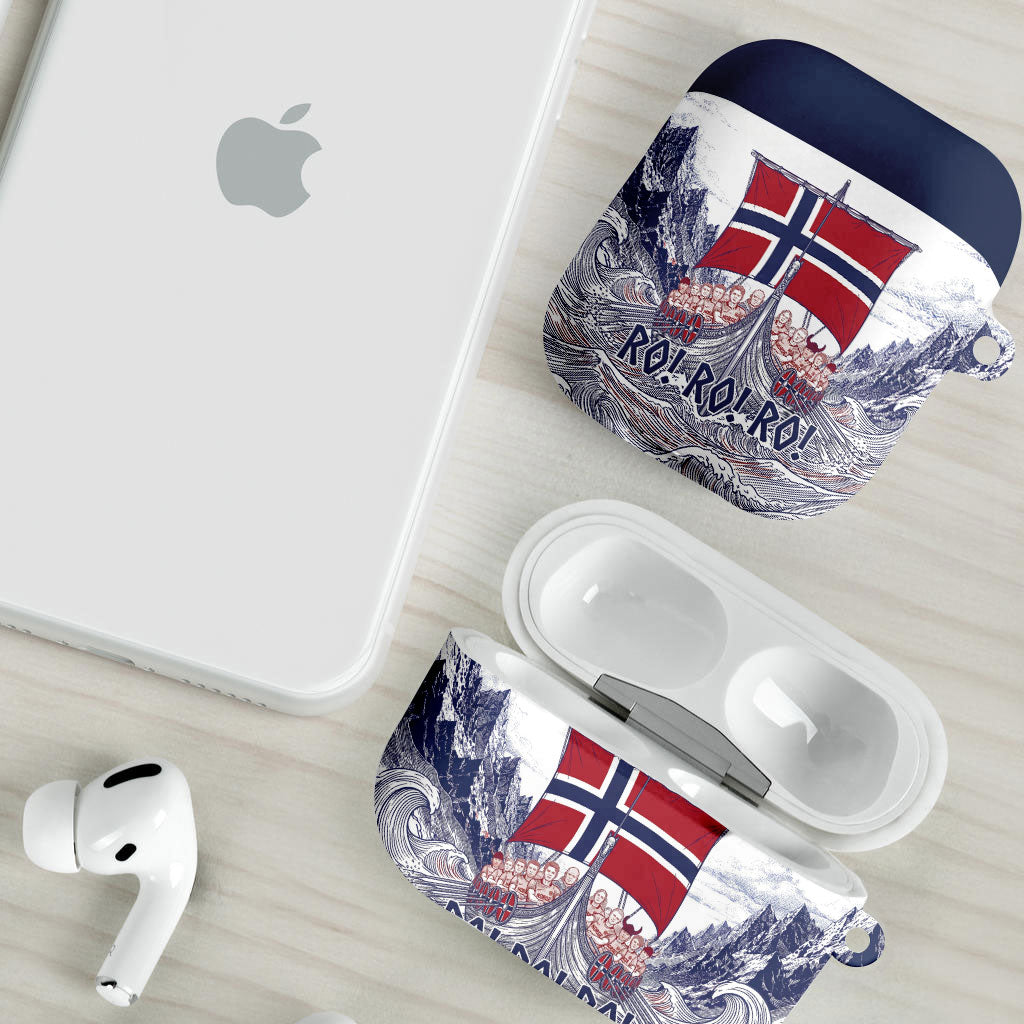 Norway Football AirPods Case Ro Ro Ro Viking Glory