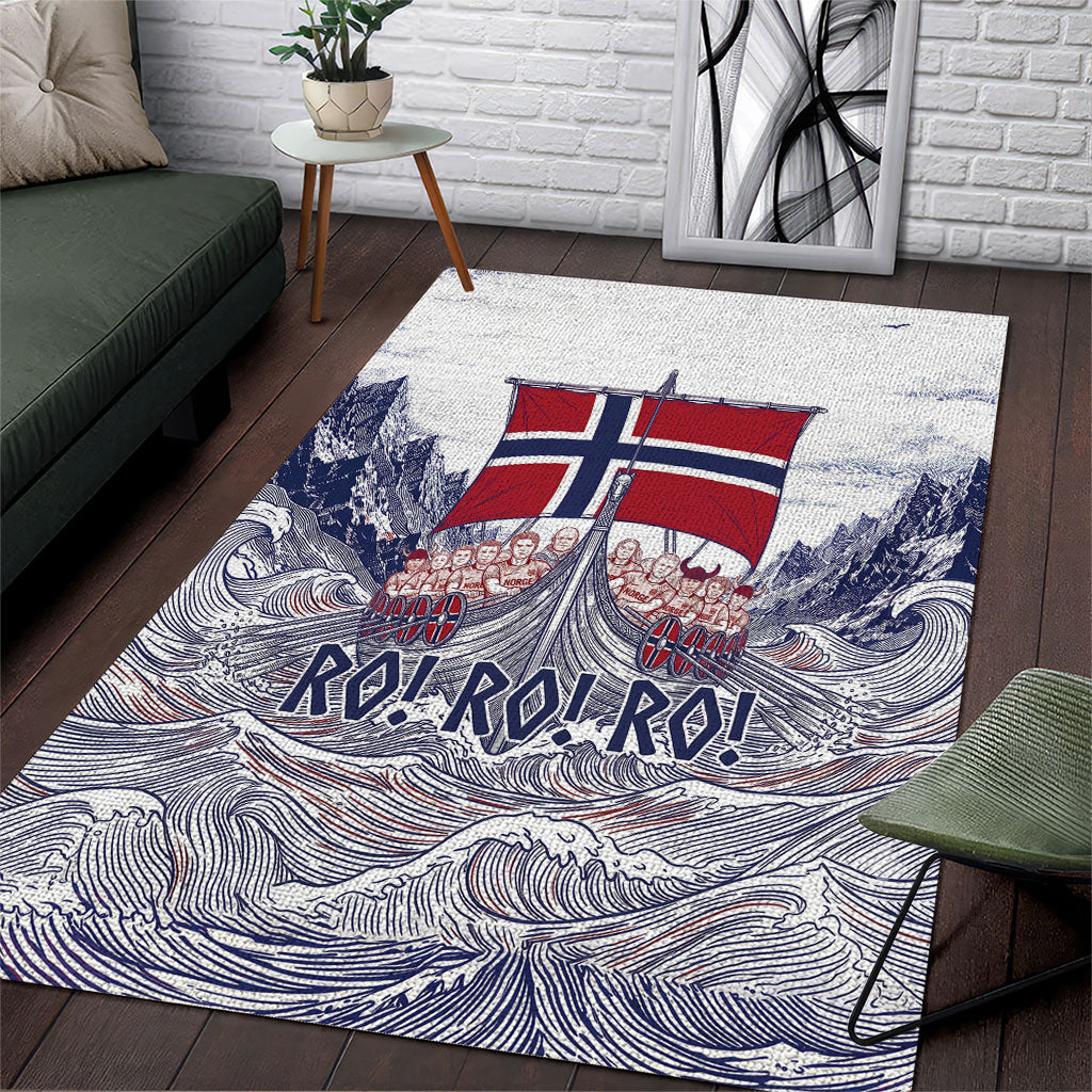 Norway Football Area Rug Ro Ro Ro Viking Glory