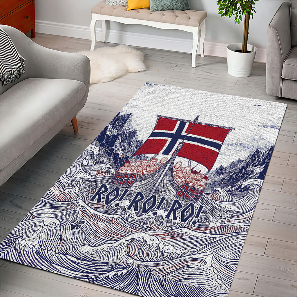 Norway Football Area Rug Ro Ro Ro Viking Glory