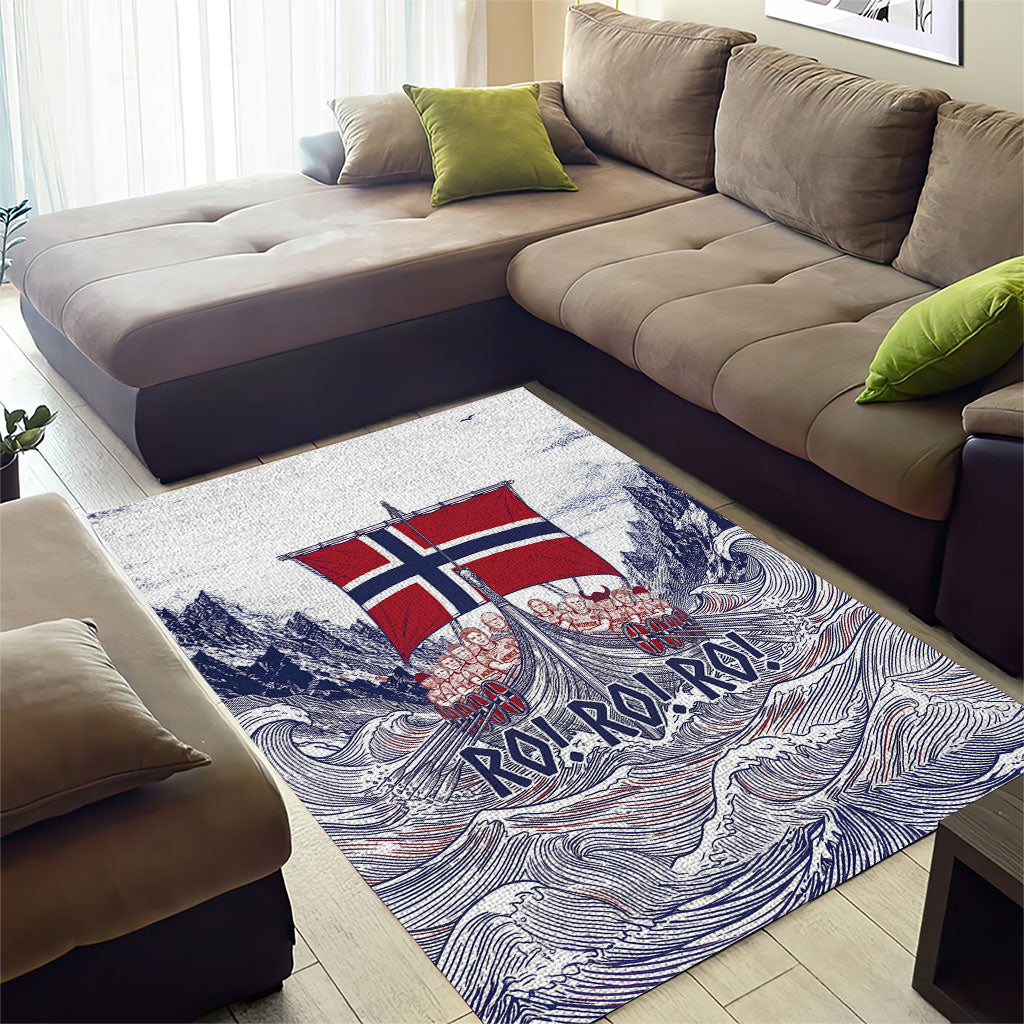 Norway Football Area Rug Ro Ro Ro Viking Glory