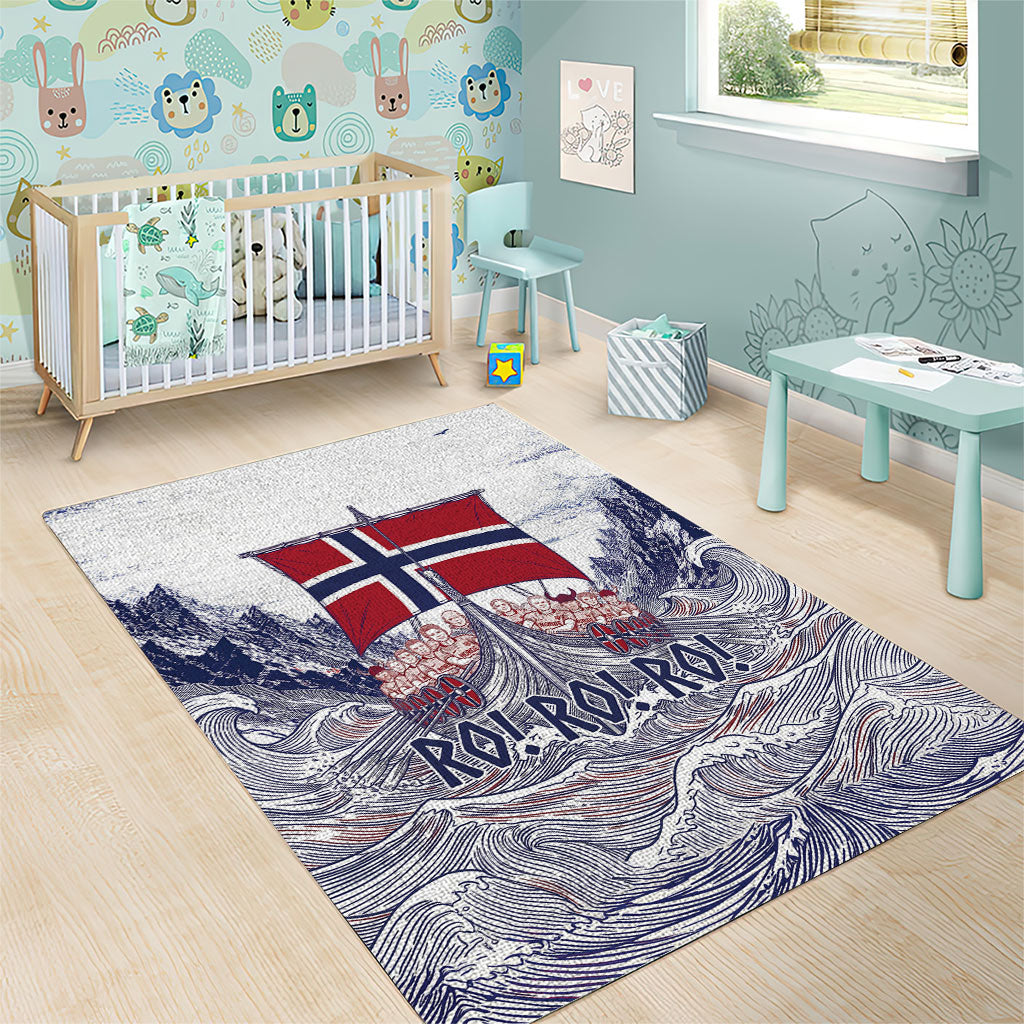 Norway Football Area Rug Ro Ro Ro Viking Glory